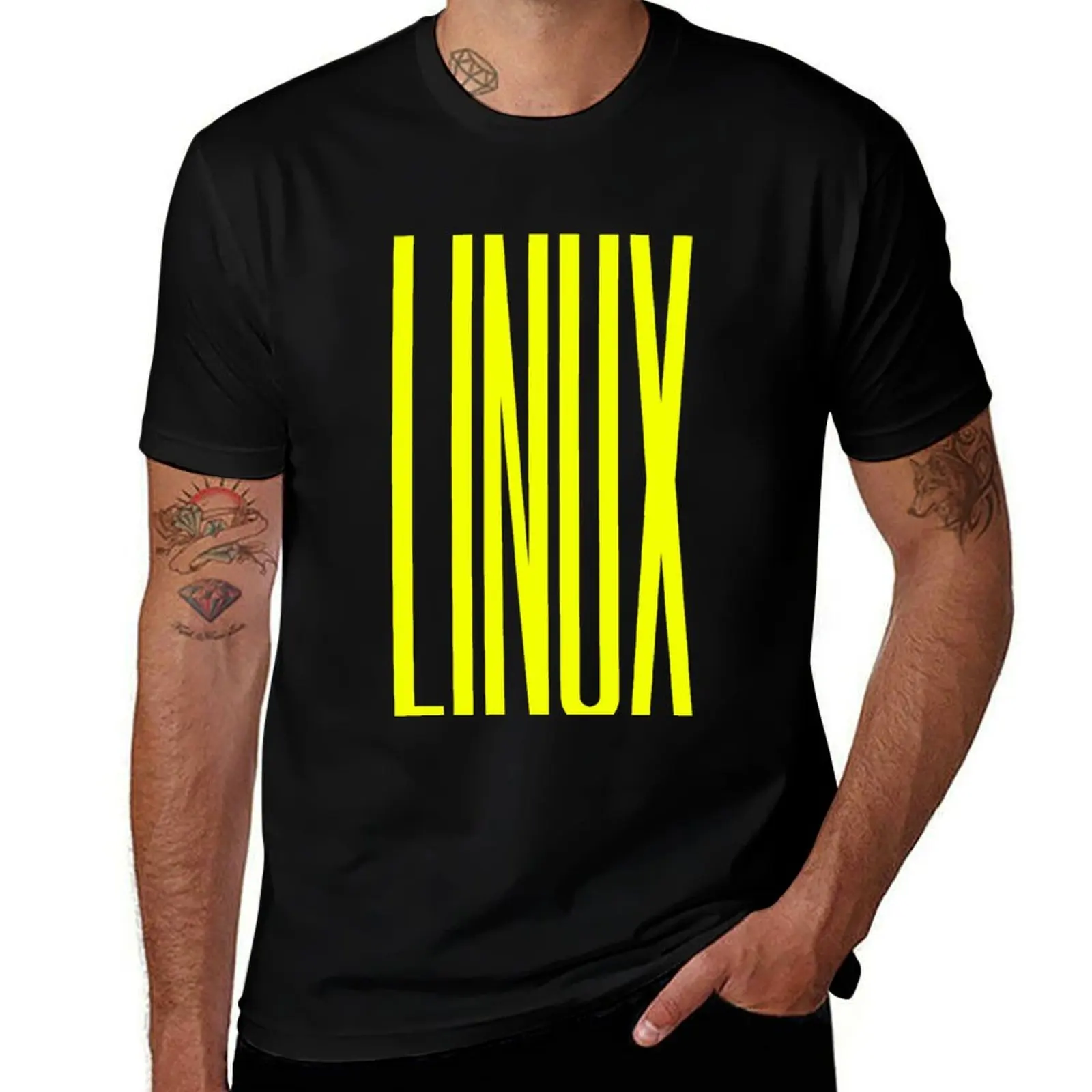 

Xenias Linux T-Shirt man clothes summer clothes essential t shirt oversized graphic tee mens plain t shirts