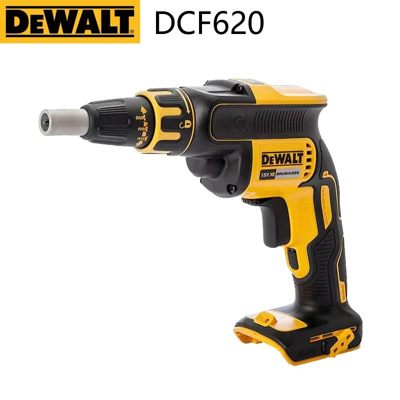 DEWALT XR Drywall Screw Gun With Collated Attachment DCF620/DCF6202 Brushless 360 Degree Rotation Nail Gun Bare Tool