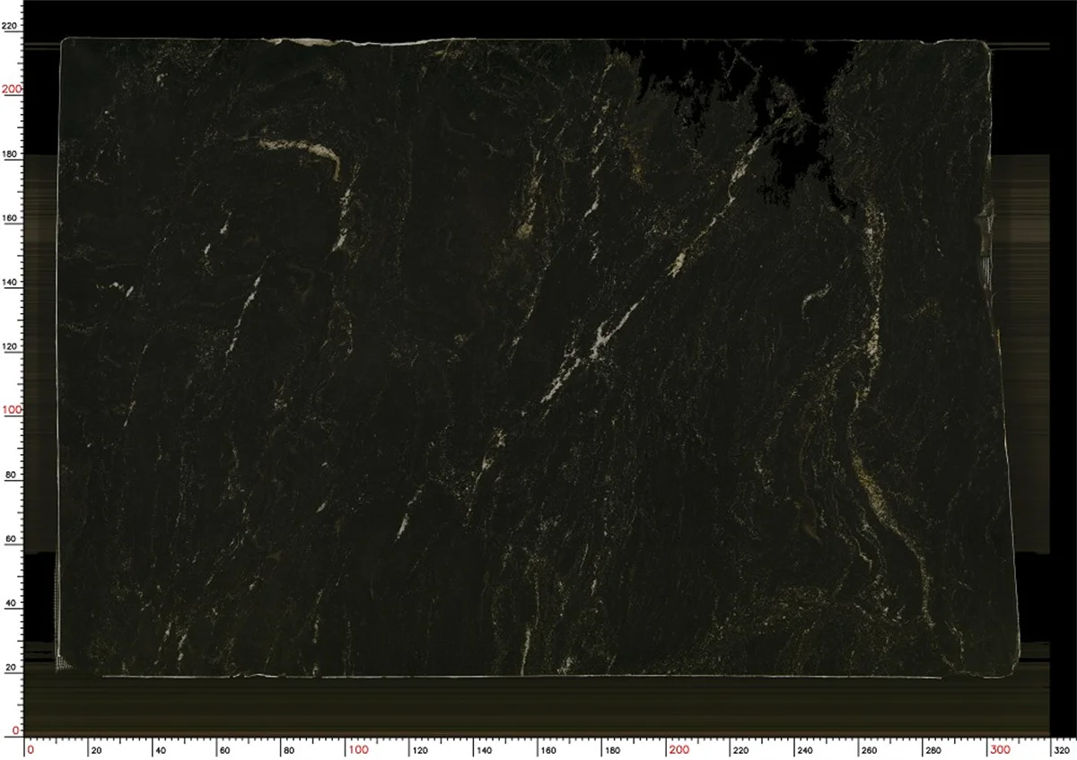 Laje de granito Black River para decoração de interiores