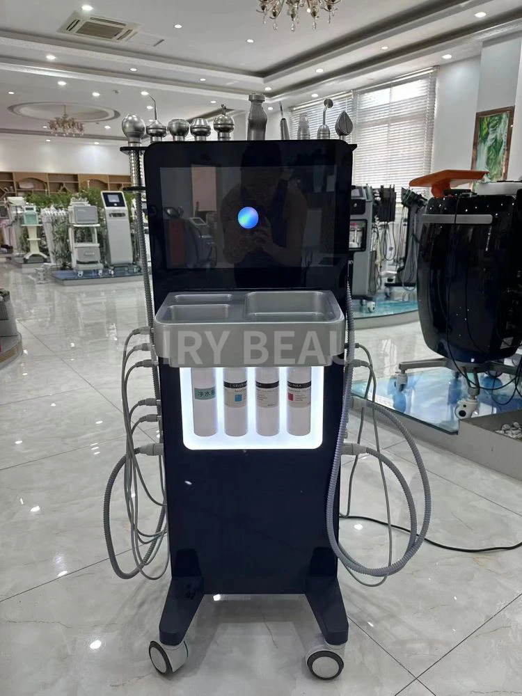 

Newest 10 In 1 Hydrodermabrasion Machine Second Generation Hydrating Skin Whitening Tightening Deep Cleansing Water Peeling