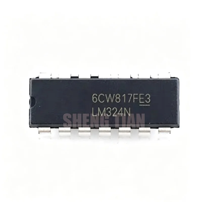 10Pcs New Original LM324N LM324 DIP-14 Four Operational Amplifier Chip In Stock Wholesale