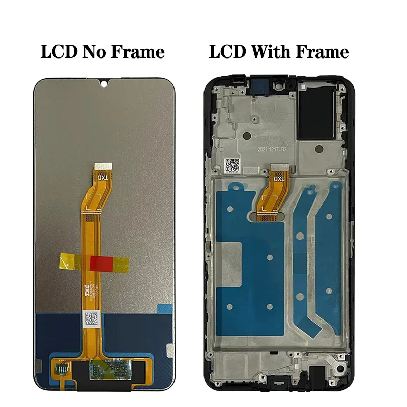 6.74\'\' AAA For Huawei Honor 30 plus X7 CMA-AN0 LCD Display Screen Frame Touch Panel Digitizer For Honor Play6T CMA-AN40 LCD