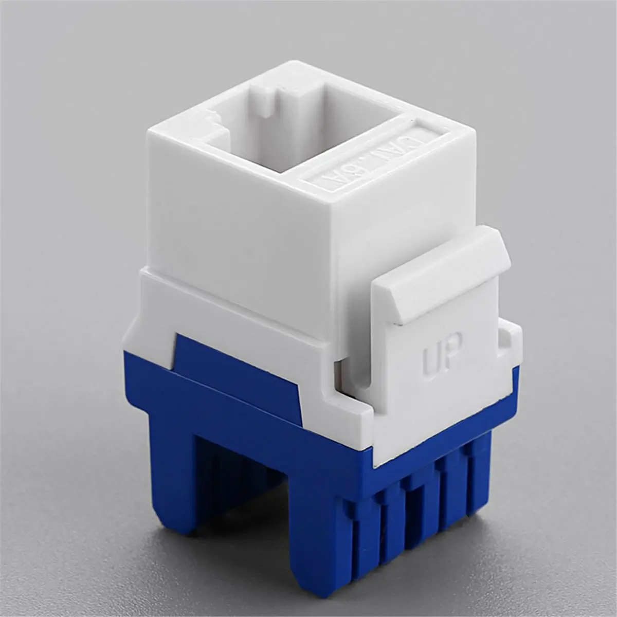 Punctual- 10pcs CAT6A RJ45 Network Module Socket, Tool - Free Design, 10 Gigabit Speed, Ideal for Home and Office Network