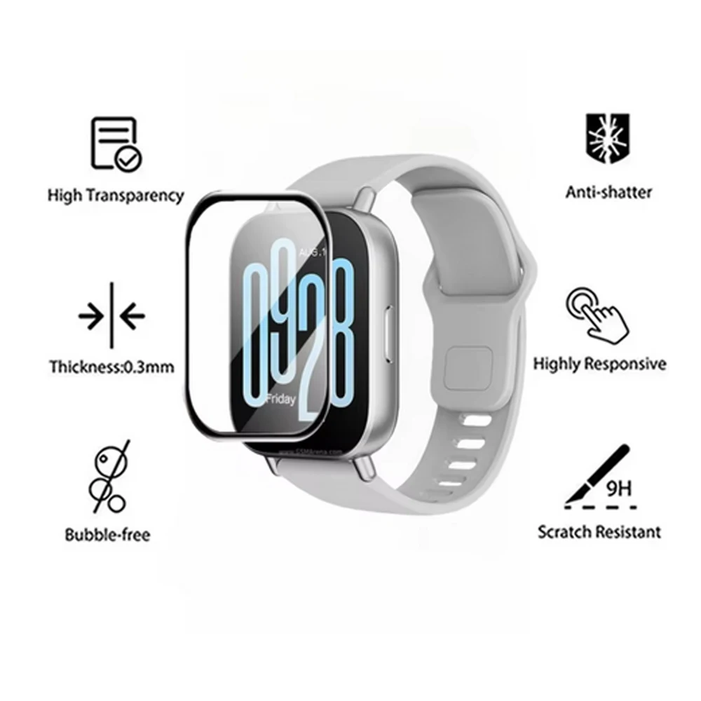 ฟิล์มเทมเปอร์สำหรับ redmi Watch 5ฟิล์ม TPU แบบนิ่ม