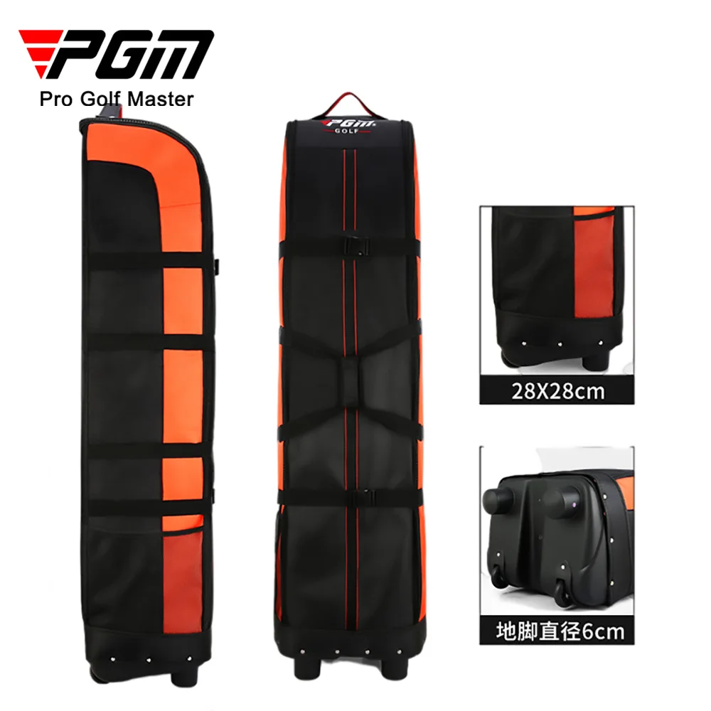 PGM golf aviation bag, thickened flight check bag with chassis foldable