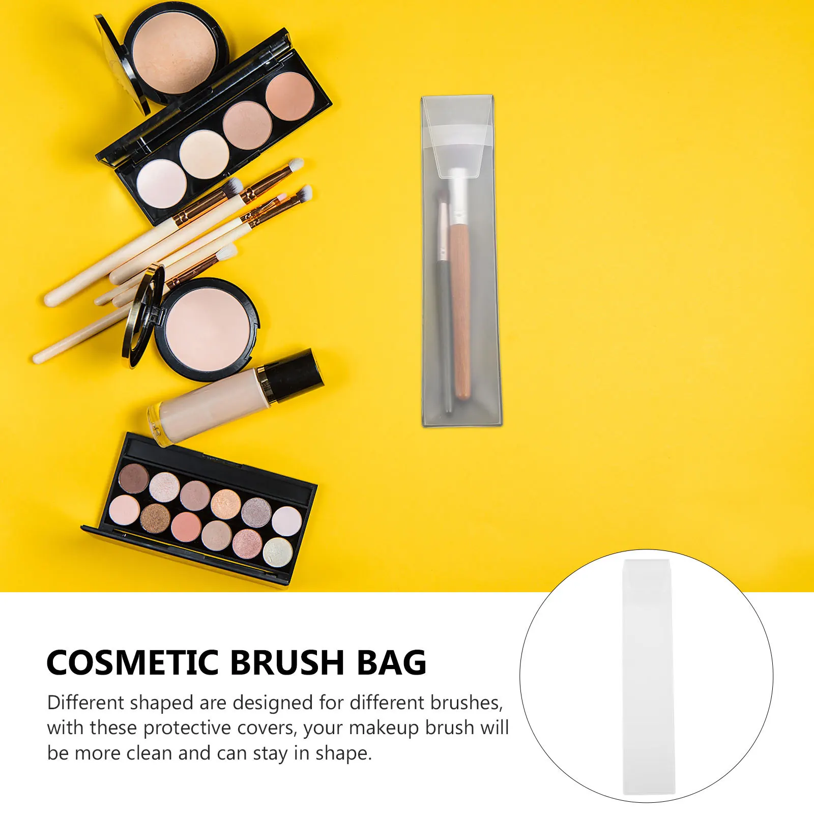 

10Pcs Eva Makeup Brush Covers Portable Storage Holder for Outdoor Activities and Daily Use Makeup Girl Cover