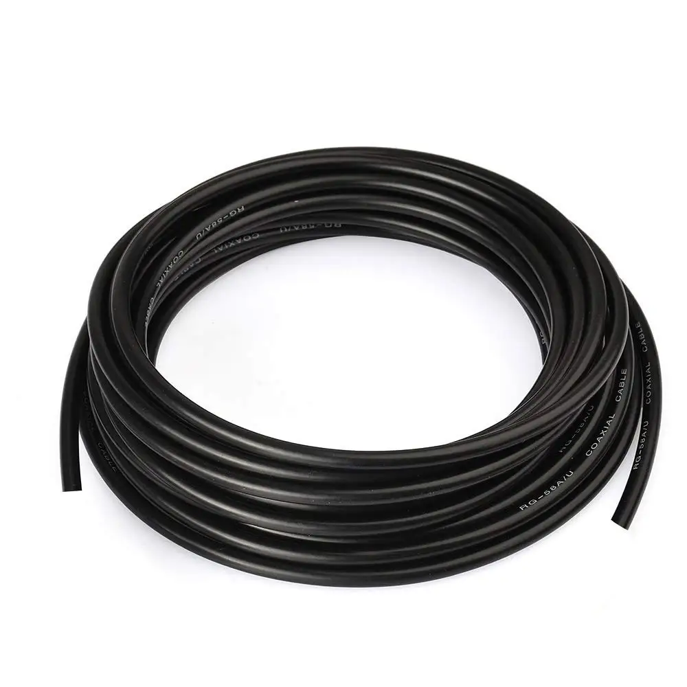 RG58 Coaxial Cable 100ft, 50 Ohm RG-58 Coax Cable for CB Radio Antenna Extension Cable etc.