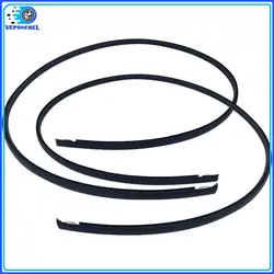 2pcs 74306-SAA-003 74316-SAA-003 Black Roof Drip Molding Trim For Honda Fit 2005-2008 Auto Parts