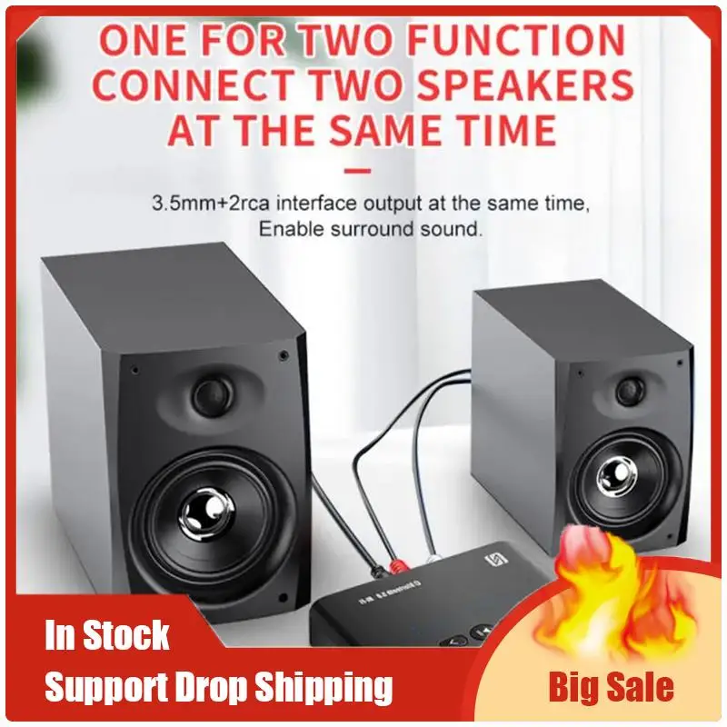 NFC Bluetooth 5.0 Receiver Transmitter Kit Stereo AUX U Disk RCA Optical Wireless Bluetooth Adapter For TV PC Car Speaker Kit