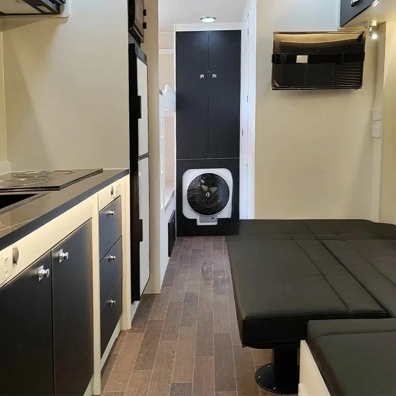 Rugged 4X4 Ready Camper Trailer Travel Trailer with High Clearance Axle and Off Grid Power Pack for Wilderness