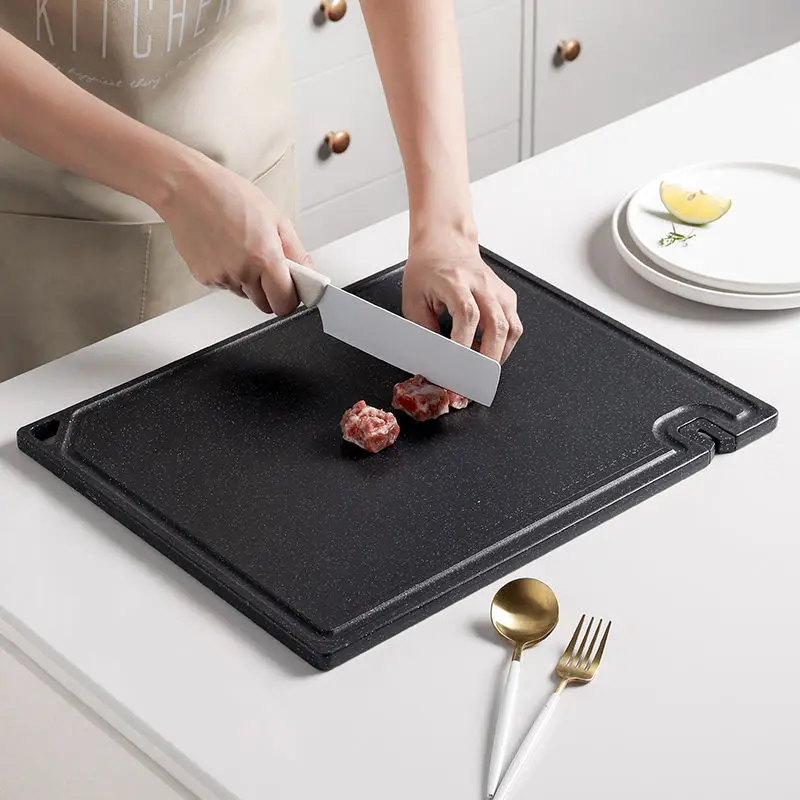 Multifunction Double-sided Cutting Board Kitchen Tools Mouldproof Thickened Cut Meat Bone Fruit Chopping Board Grind Garlic