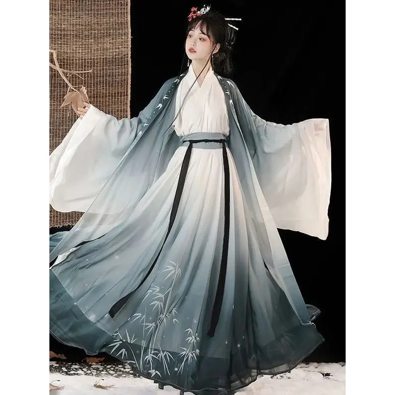 Wei jin dinastia hanfu estilo chinês cosplay traje unissex coleiras cruzadas elegante terno tradicional