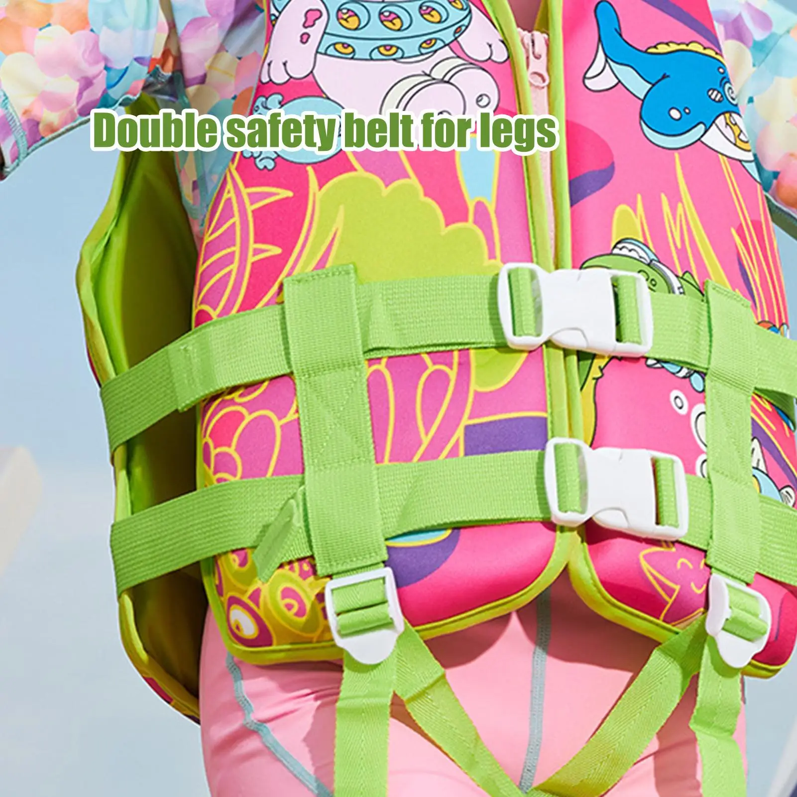 Chaleco de piscina para bebé, chaleco flotante de seguridad para piscina, playa, ligero, ajustable, juguetes para jugar en el agua, soporte de seguridad para el hogar, gimnasio y escuela