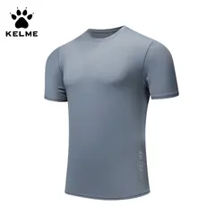 Kelme Sports t-shirt da uomo Summer New Football Fitness Training Top Running t-shirt a maniche corte traspirante ad asciugatura rapida