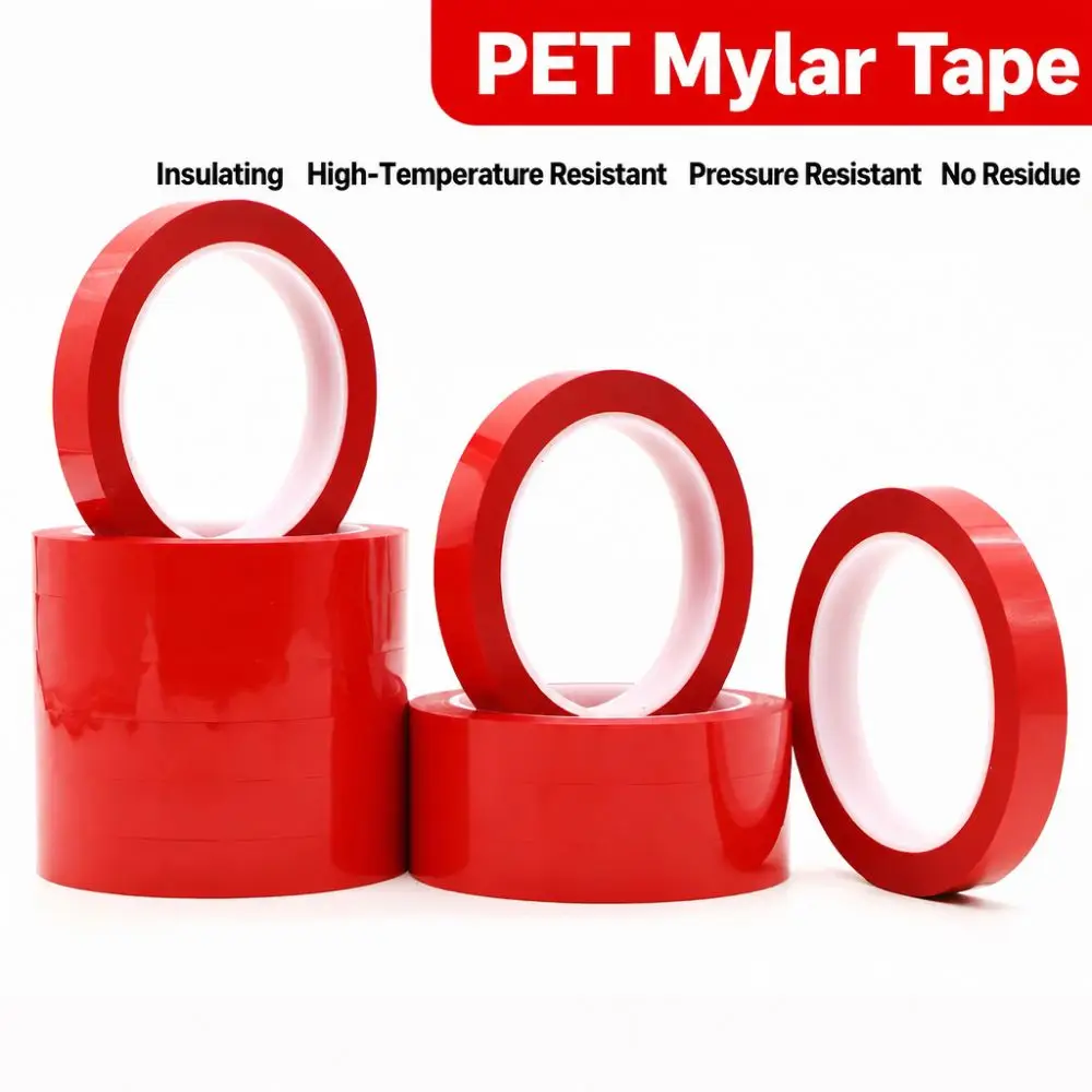Strong Adhesive 3/5/8/10mm Width Marking Tape 66 Meters Red Adhesive Coded Tape Marker Line Tape