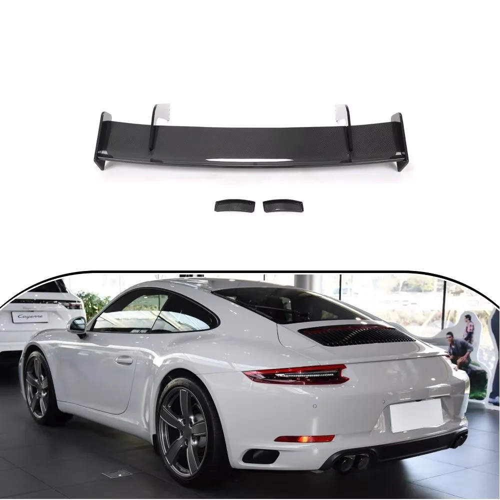 

Dry Carbon Fiber 911 Rear Spoiler Wing for Porsche 911 991 Carrera 4S 2013-2019 Aero Kits