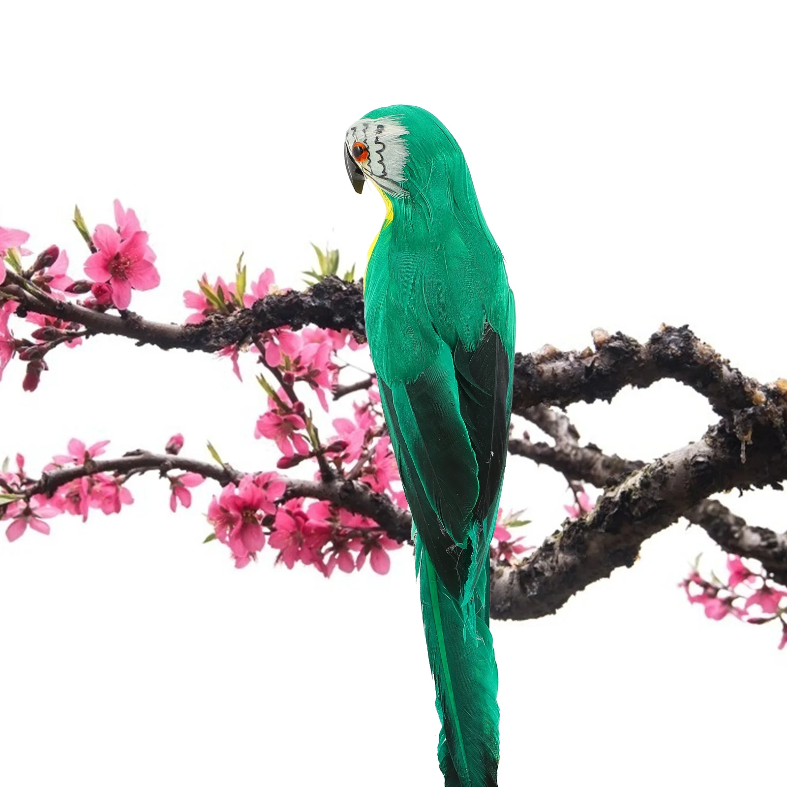 1 قطعة زخرفة الطيور محاكاة حية الطيور الاصطناعية لحديقة ساحة شرفة ديكور المنزل الديكور الحرفية الزينة الحيوان #4