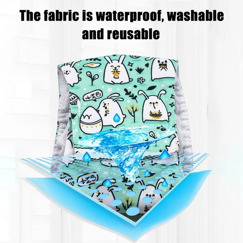 Washable Male Dog Physiological Pants Reusable Sanitary Underwear Belly Wrap Band Cotton Diaper For Large Small Medium Dog