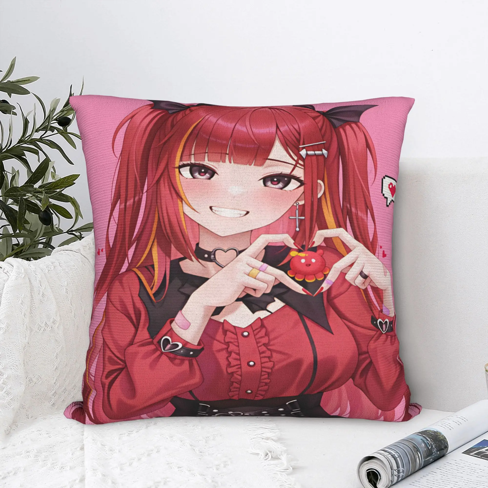 Akane Lize Singer Pillow Cover  Design Cushion Cover Vintage Pillow Case For Sofa Car Home Decor