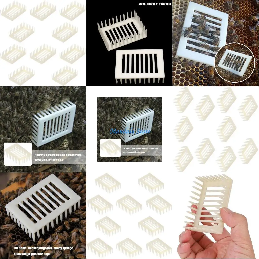 

U2JC Beekeeper Supplies Queen Cage for Beekeeping High Survival Rate Easy Operations