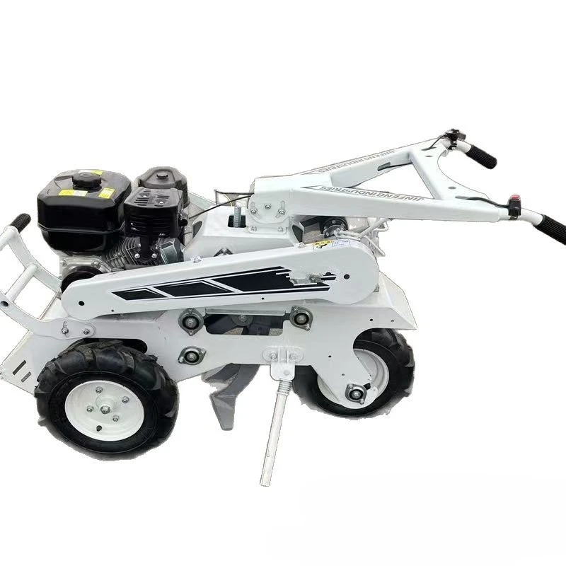 

New walking tractor agricultural cultivator garlic harvesting four-row vibration shovel type four-wheel garlic hoist