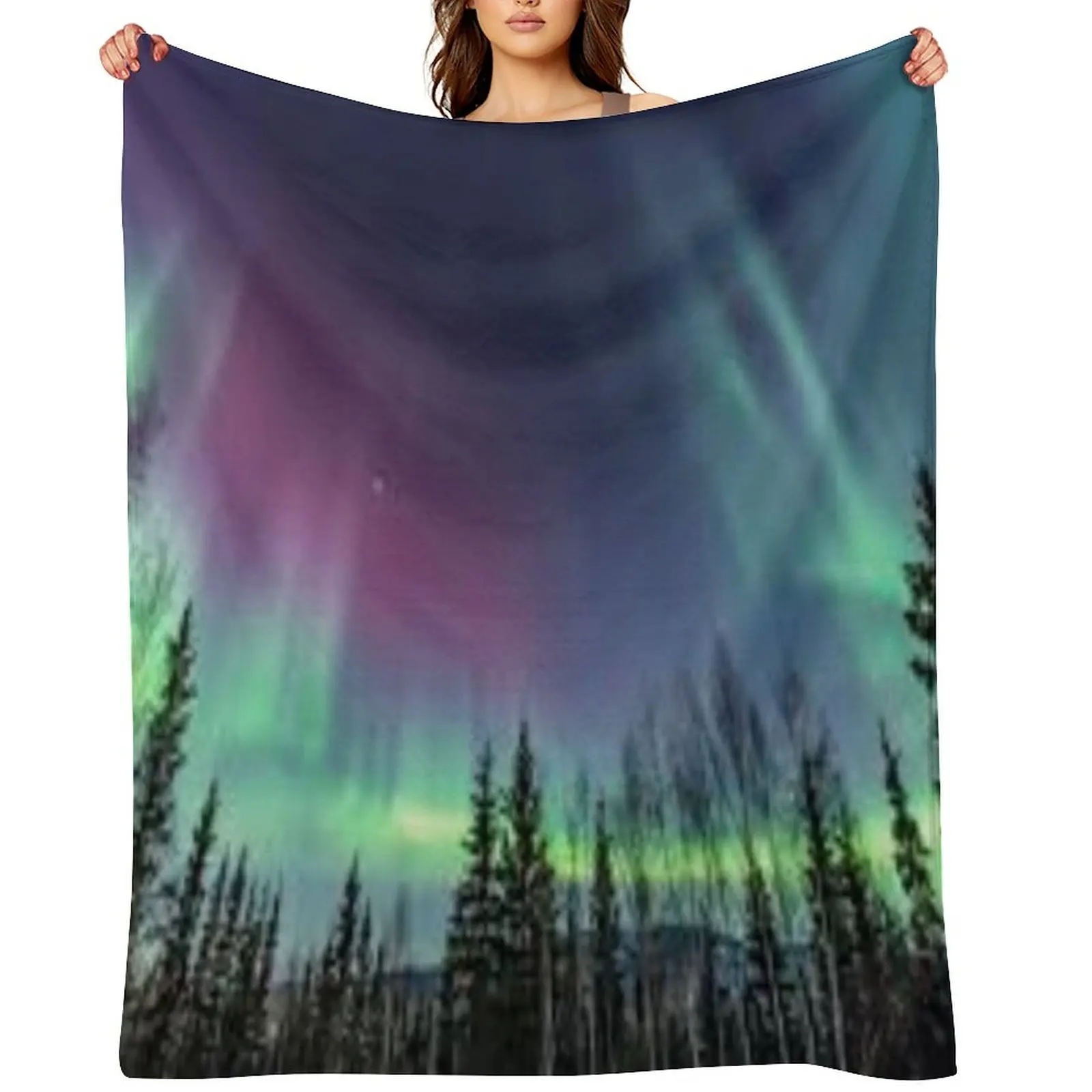 

Aurora Borealis Throw Blanket For Baby Summer Blankets For Baby Picnic Blankets
