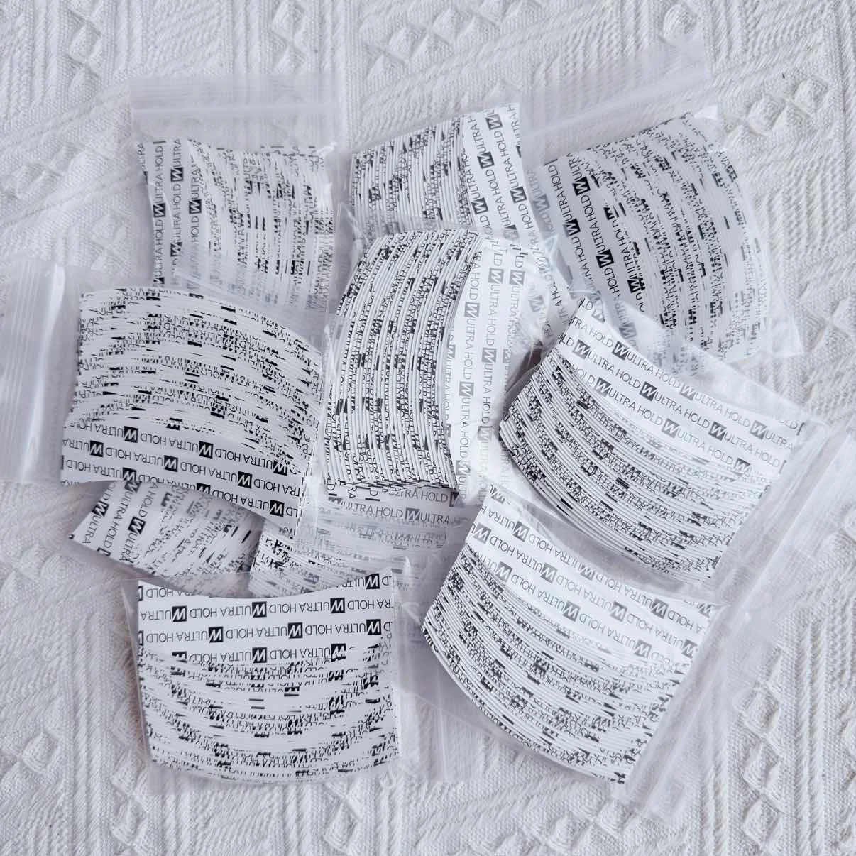 10 PACKS 360PCS Hair Tape Strong Hold Walker Ultra Hold Super Tape Double Sided Wig Adhesive Tape for Hair Extensions