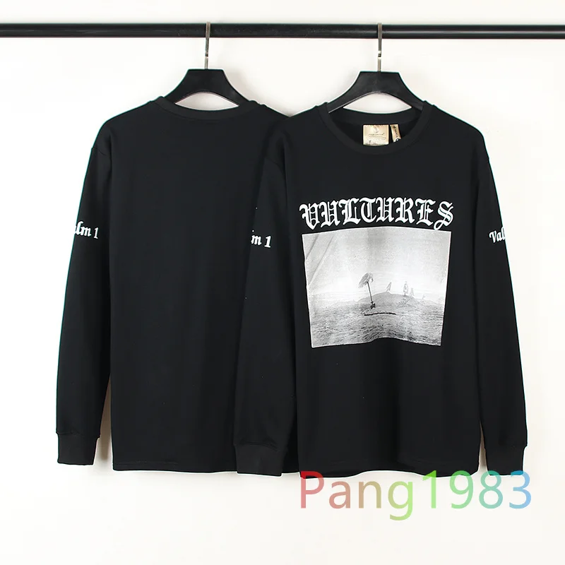 

Kanye Round Neck Printed Sweatshirt Men Women High Quality Oversized Pullover Top