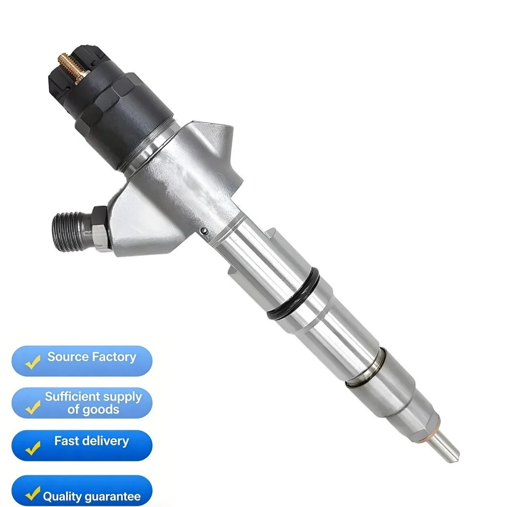 Fuel Injector 0445120227 Common Rail Fuel Injector for Weichai WP12 Delong 612600080977 Injection Valve-High FlowCar Accessories