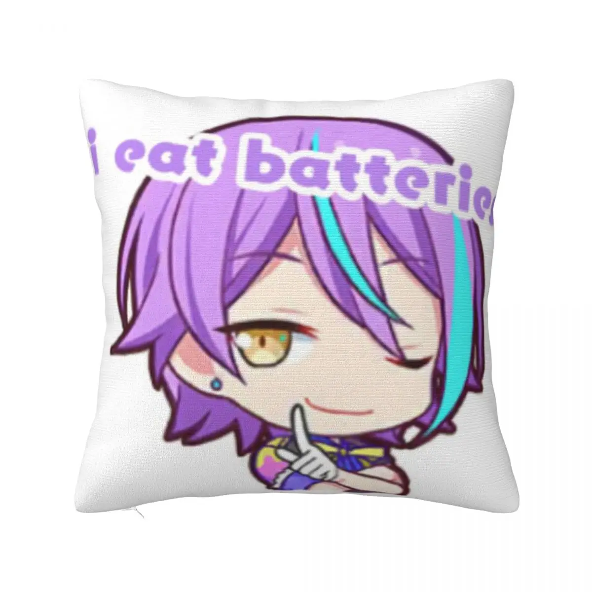 I Eat Batteries Rui Kamishiro Project Sekai Meme A Pillow Case