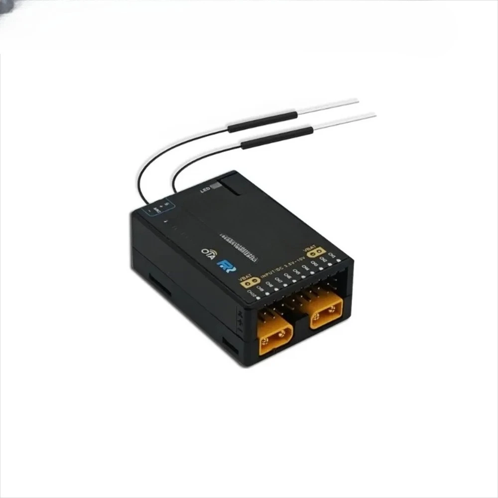 10CH Gyro Stabilized Receiver 3-Axis Gyro & Accelerometer Dual Antenna SBUS OTA