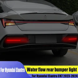 Rear bumper light flow LED tail light automotive accessories modification accessories For Hyundai Elantra CN7 2023 2024 2025