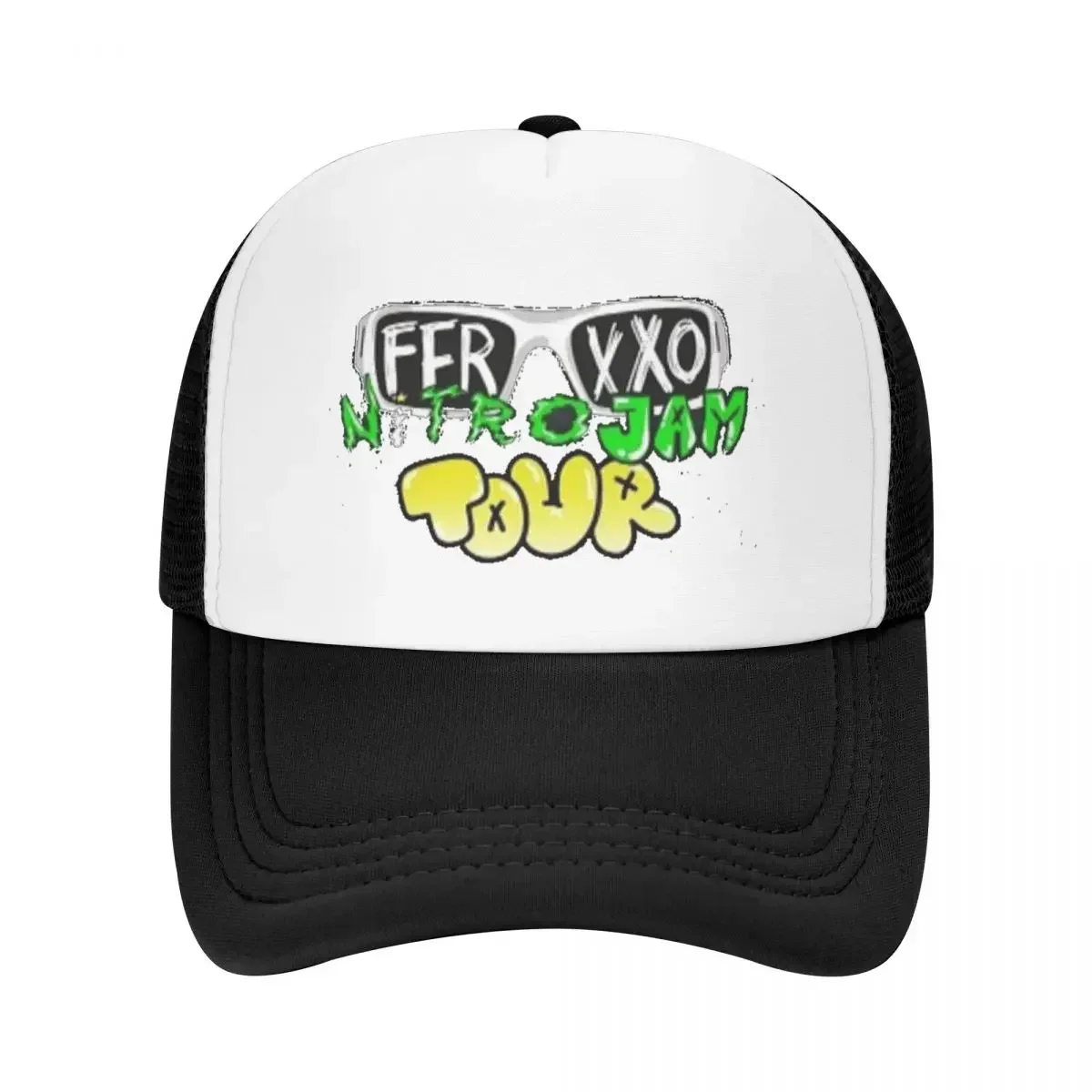 T-shirt logo Ferxxo Nitro Jam Tour de Feid official feid merch Baseball Cap Sunscreen Beach Golf Men Women's