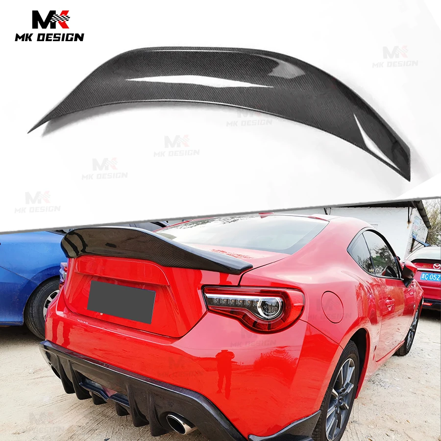 Carbon Fiber LE Style Rear Trunk Lip Spoiler Wing for Toyota GT86 BRZ ZN6 ZD6 ZC6 2012-2019 Rear Trunk Spoiler Wing Auto Parts