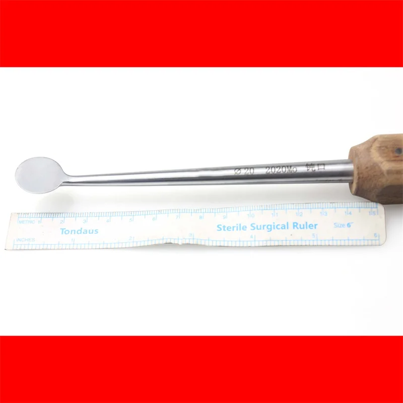 Q Cow Spinal Bone Membrane Stripper Round Head Bone Membrane Separators Lumbar and Cervical Orthopedic Instruments Medical