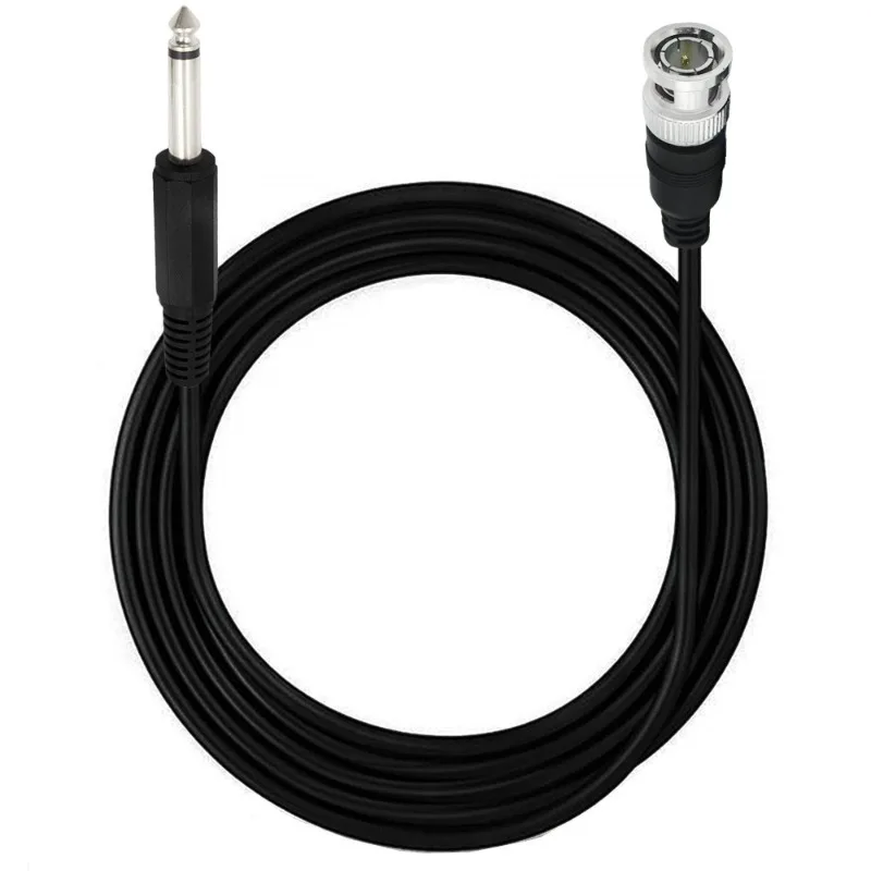 

BNC male female to 6.35mm 1/4 inch male audio cable 6.35mm mono TS male to BNC cable