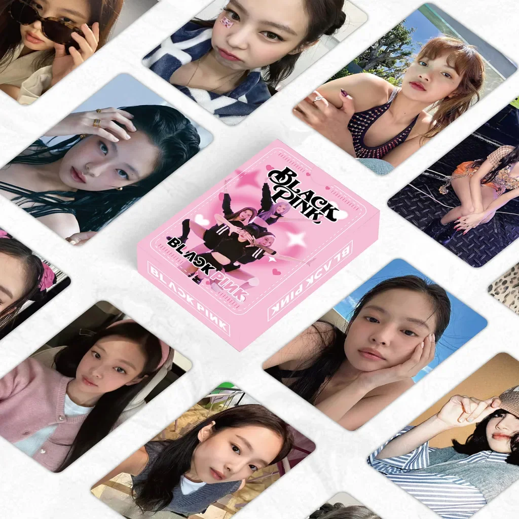 55Pcs Kpop Girls Group New Album Lomo Card Photocards High Quality Double Sided Printd Postcards Fans Collection