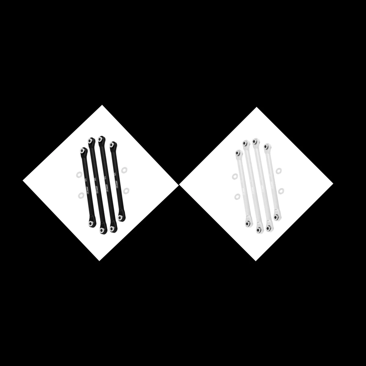 GPM 합금 7075 전면 및 후면 섀시 링크 부품 트리(AXIAL 1/18 UTB18 Capra AXI-1750용)