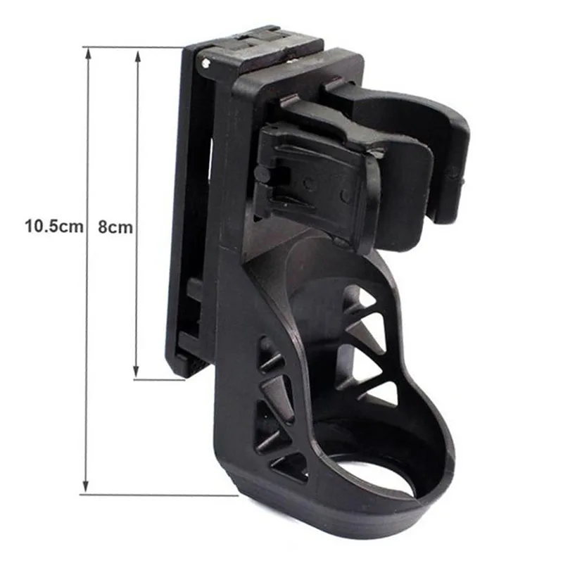 Lanterna Tactical Coldre com Lever Side Lock System, Geral Conjunto de Tocha, 360 ° Rotating Plastic, Quick Unplug, Novo