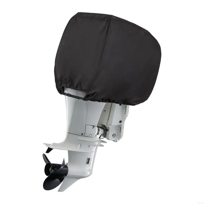 M76E 600D TPE Bootsmotorschutz, passend für Motoren mit 115 bis 225 wetterfest, leichtes Design, reißfeste Abdeckung – Detail 8