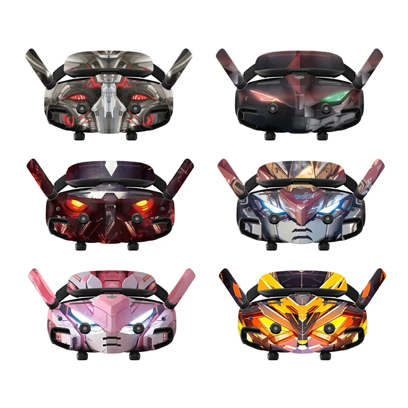 Drone Stickers For Dji Avata 2 Goggles 3 Scratch-resistant Waterproof Colorful Protection Drone Decals For Dji Avata2 Accessorie