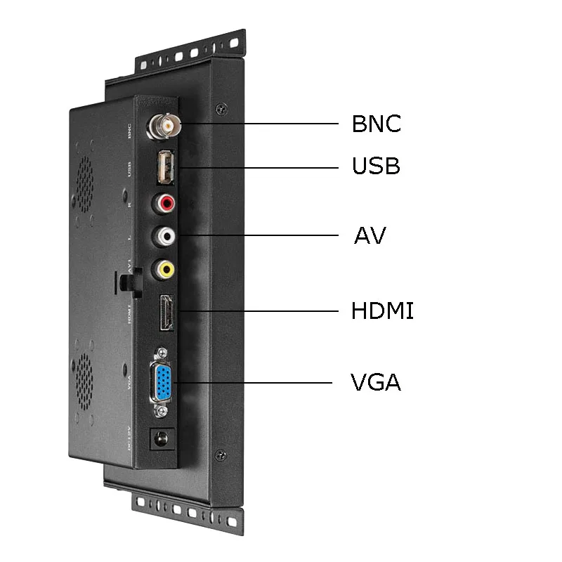 Small Size 1024x768 8 Inch 1000Nits Outdoor Sunlight Readable Industrial Metal VGA HDMI Touch Screen Monitor