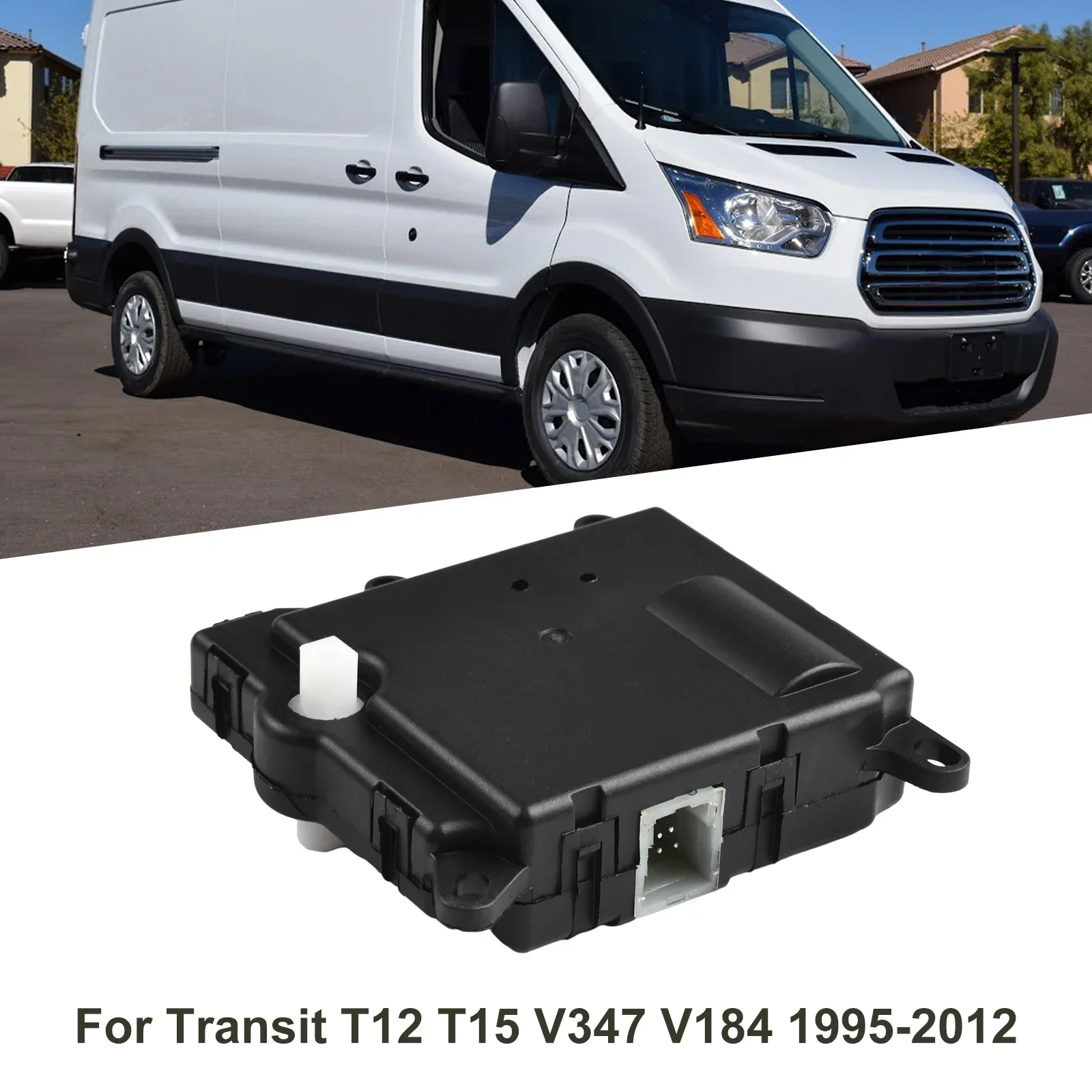 

High Quality Heater Door Actuator Air Conditioning 1056313 95VW-19E616-AC Black Plastic For Ford For Transit T12 T15