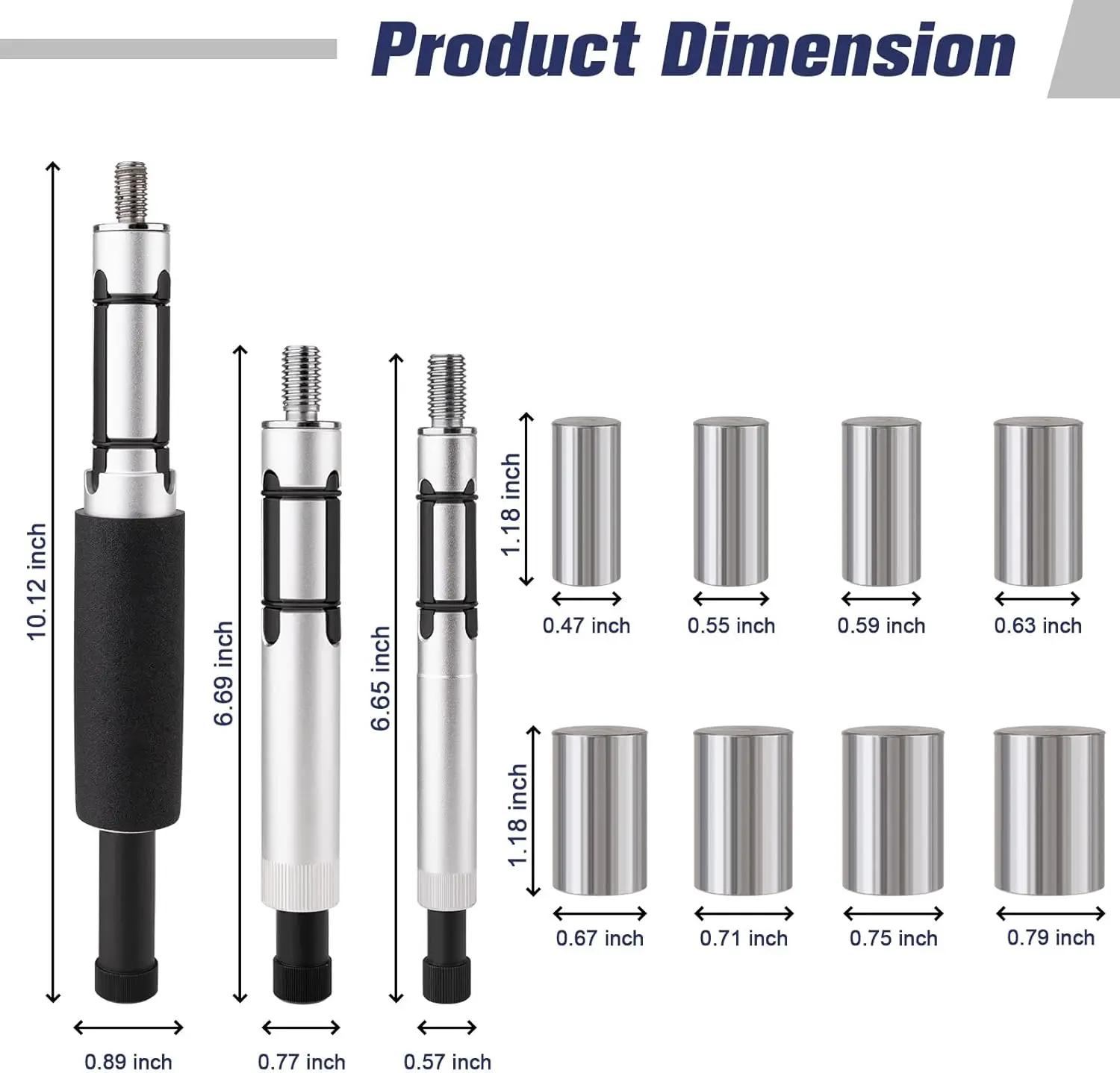 Juego de herramientas de alineación de embrague universal de 11 piezas