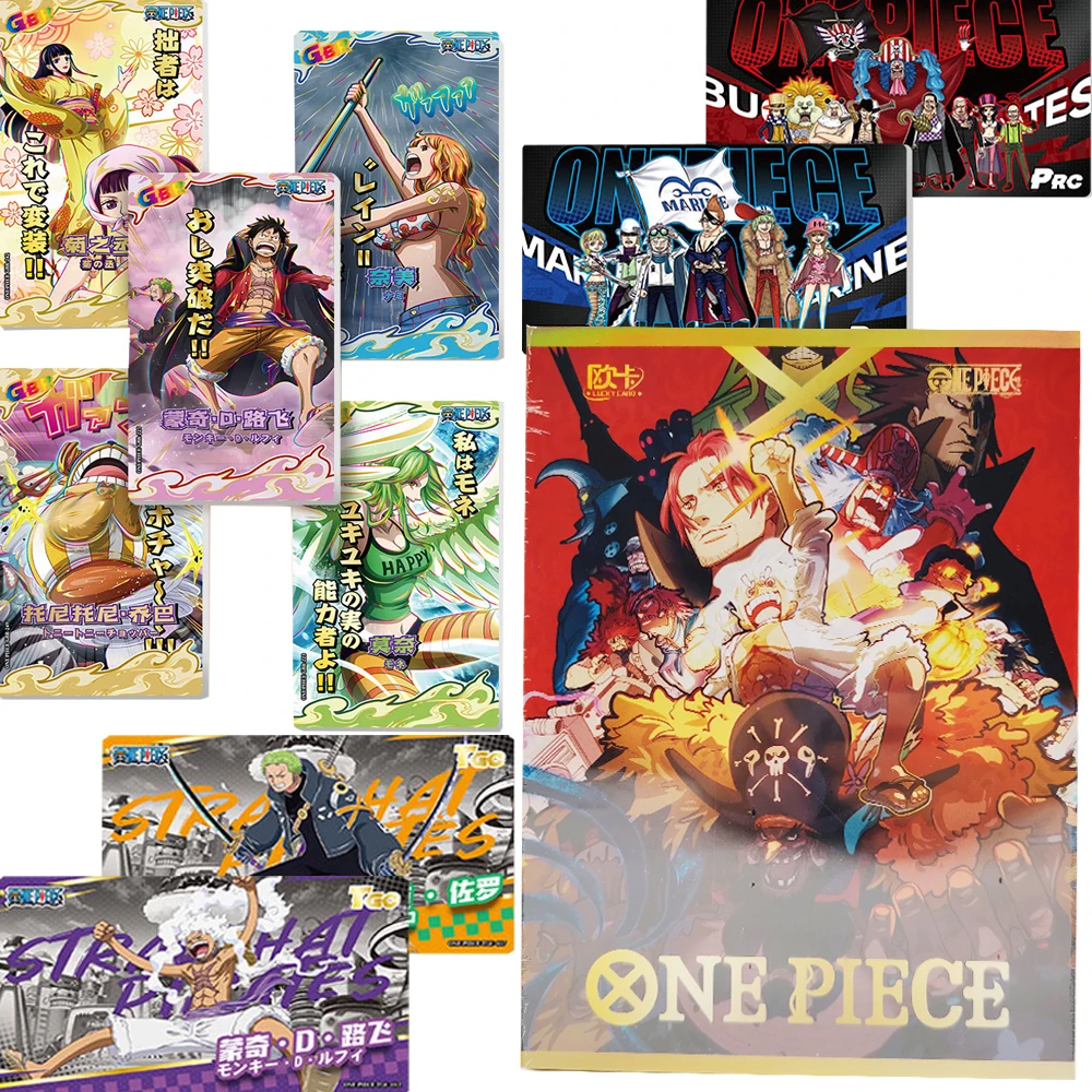 

One Piece Collection Cards Booster Box Popular Anime Characters Board Toy Game Trading Poker Cards Fun Family Entertainment Gift