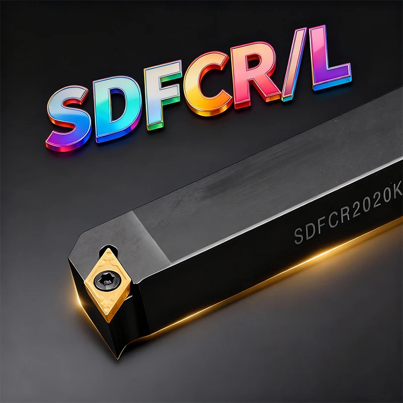 

SDFCR1212 SDFCR1616 SDFCR2020 SDFCR2525 External Turning Tool SDFCR SDFCL Lathe Bar Turning Holder CNC Cutter Bar