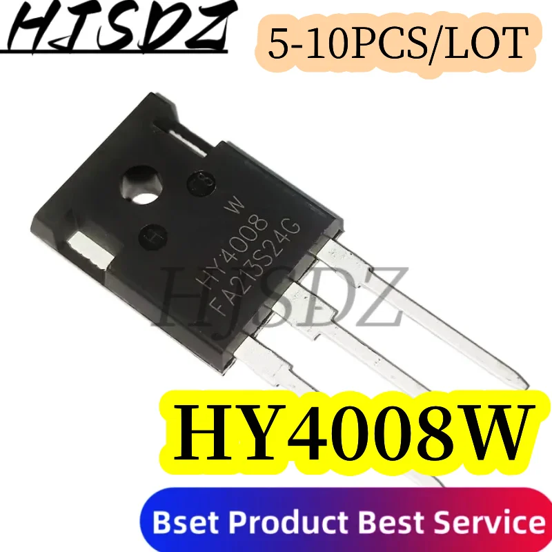 5-10PCS/LOT  Nuevo transistor de efecto de campo HY4008W 80V 200A TO-247