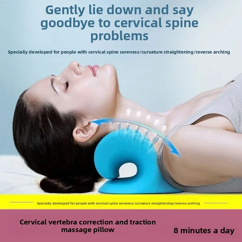 

Orthopedic Neck & Shoulder Massage Pillow - Ergonomic Design for Spinal Alignment & Pain Relief Gravity Pressure