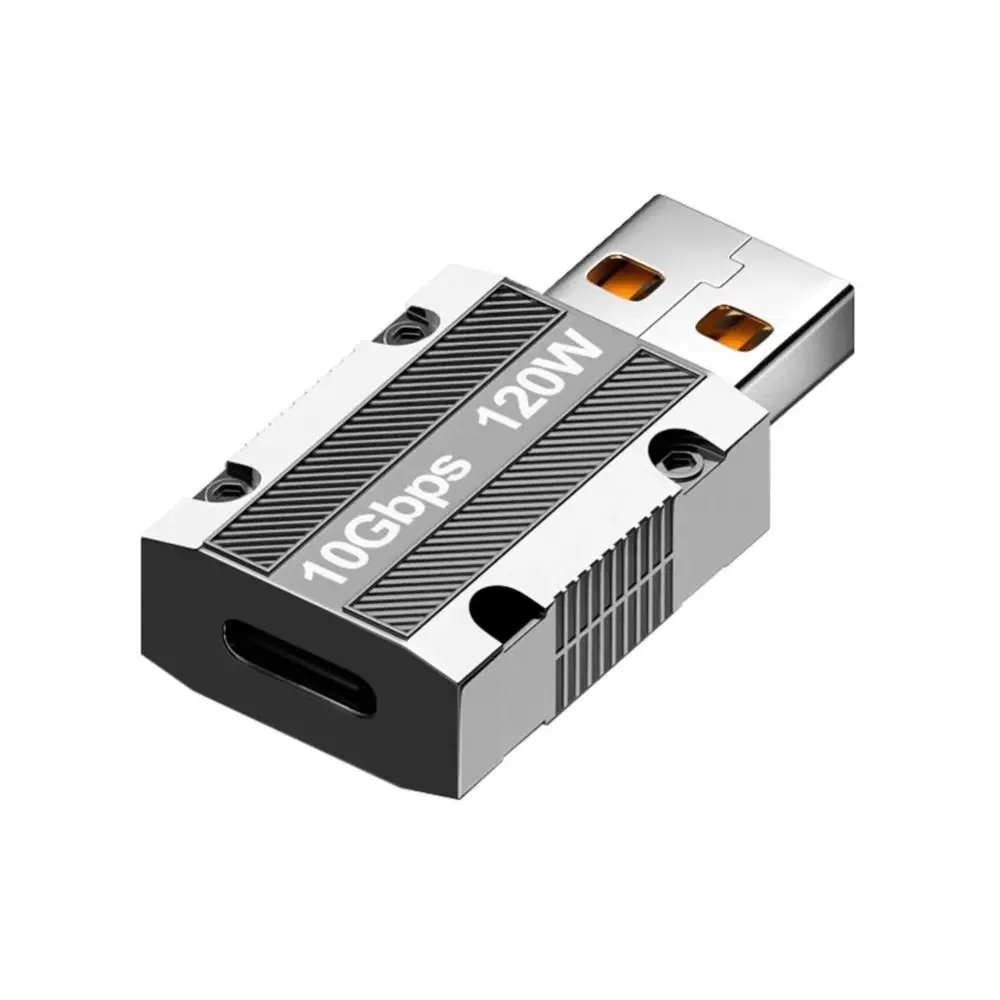 Zinc Alloy USB A to Type C Adapter USB3.0 Speed OTG Function Support OTG Adapter Mechanical Style Charging Adaptor