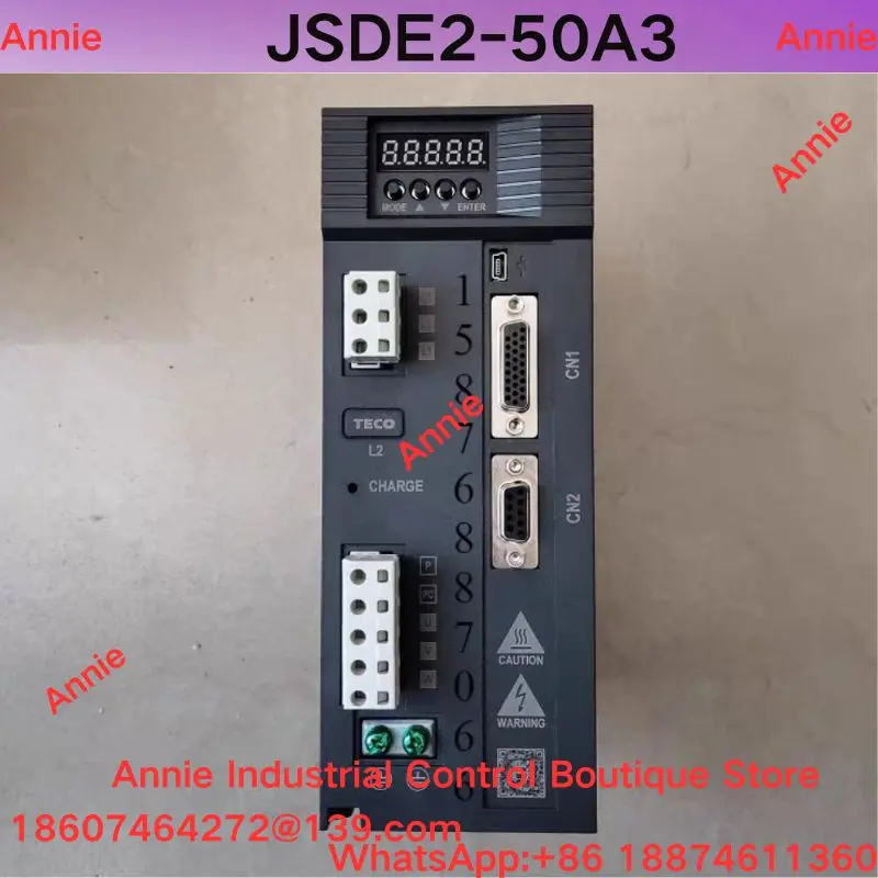 Brand New Servo driver JSDE2-50A3, input three-phase AC power, voltage 200-230V, output 0-120V, current 9.2A